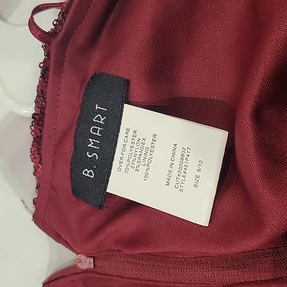 Maroon sequin gown Suze 9/10 - Picture 5 of 5